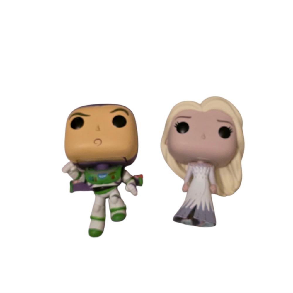 Toy Story Funko Pop Buzz Lightyear & Frozen Elsa